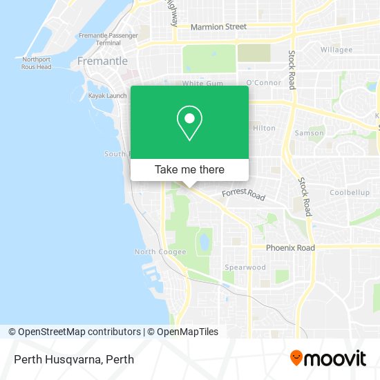 Perth Husqvarna map