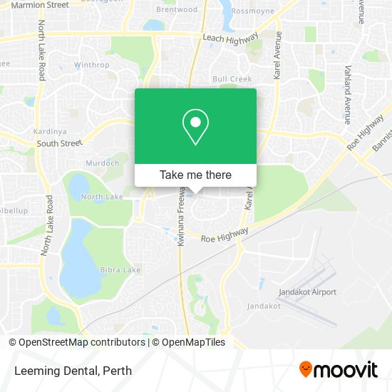 Mapa Leeming Dental