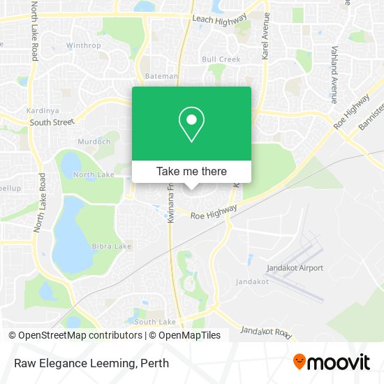 Raw Elegance Leeming map