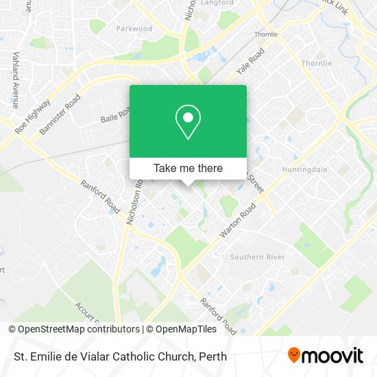 Mapa St. Emilie de Vialar Catholic Church