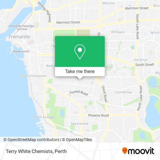 Terry White Chemists map