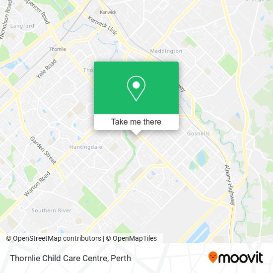 Mapa Thornlie Child Care Centre
