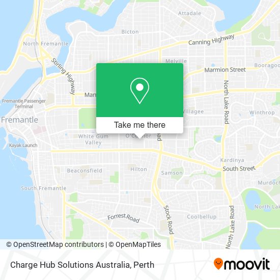 Charge Hub Solutions Australia map