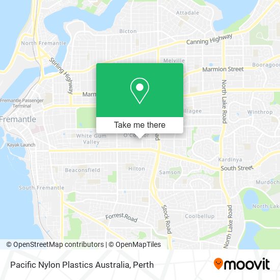 Pacific Nylon Plastics Australia map