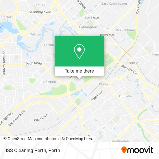 Mapa ISS Cleaning Perth