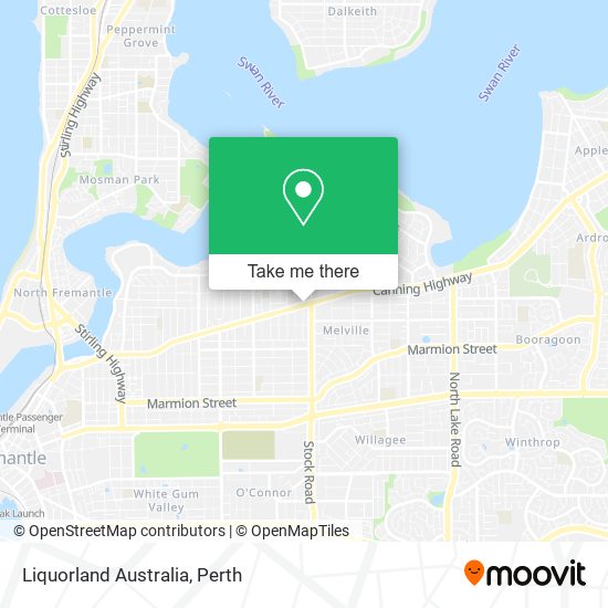 Liquorland Australia map