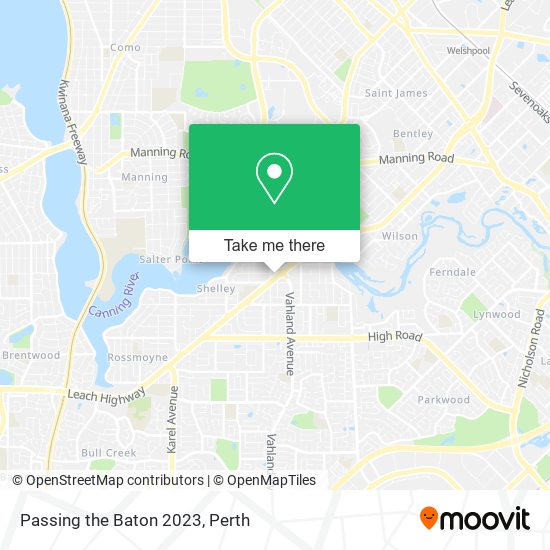 Mapa Passing the Baton 2023