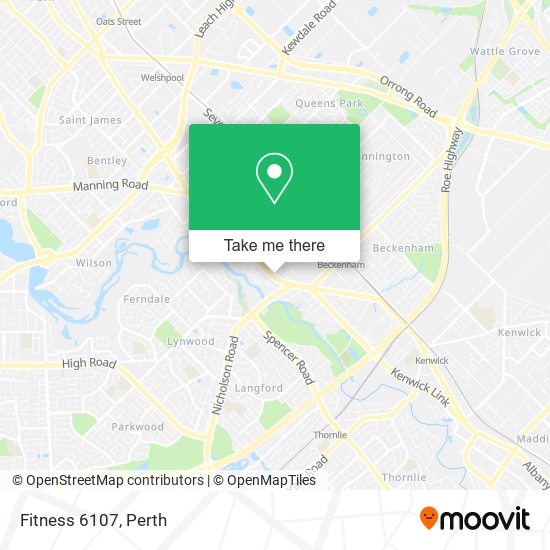 Fitness 6107 map