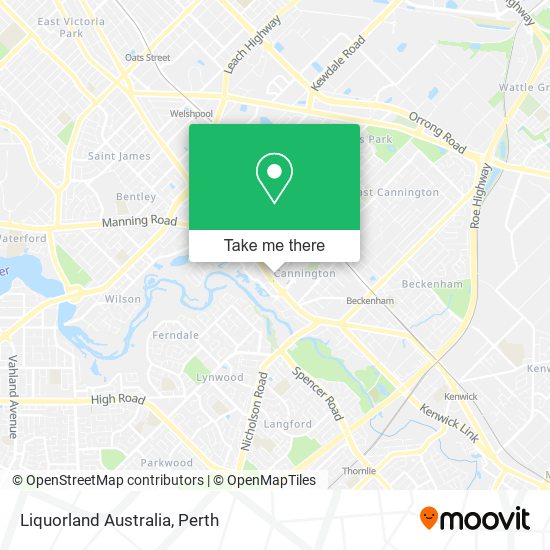 Mapa Liquorland Australia