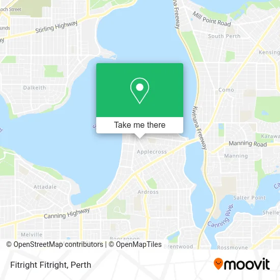 Mapa Fitright Fitright