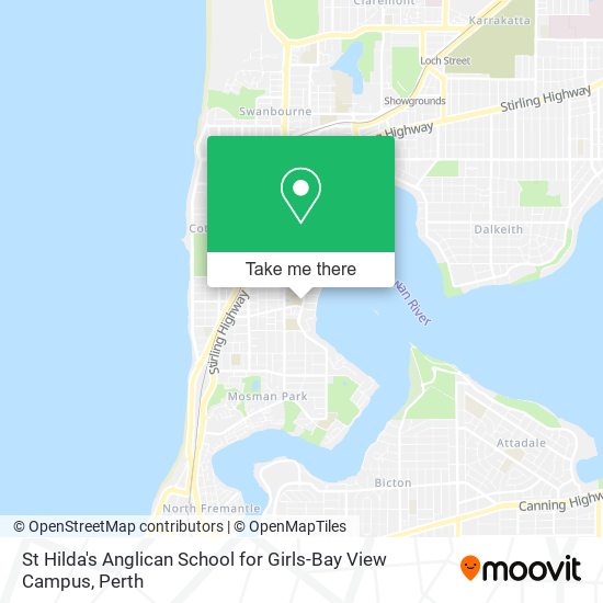 Mapa St Hilda's Anglican School for Girls-Bay View Campus