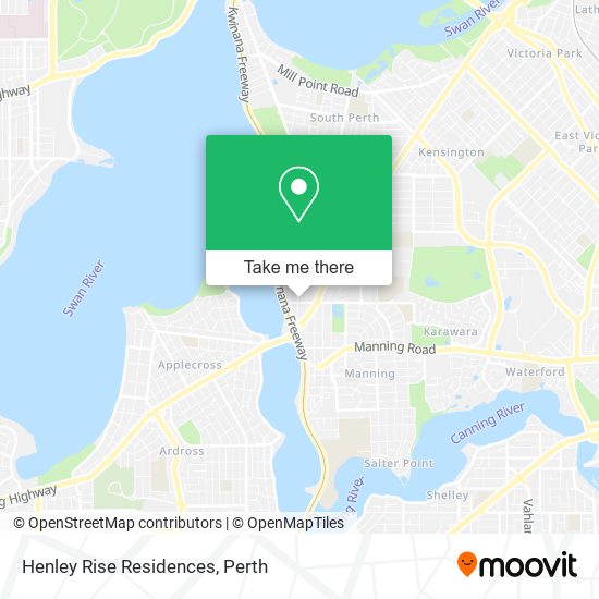 Henley Rise Residences map