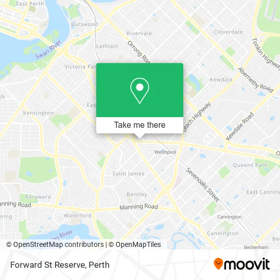 Forward St Reserve map