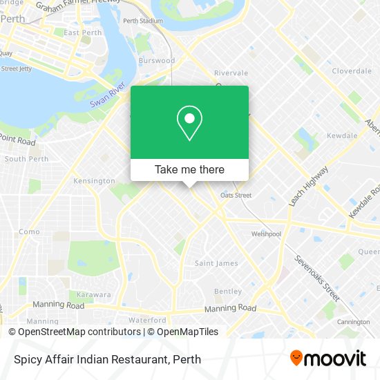 Spicy Affair Indian Restaurant map