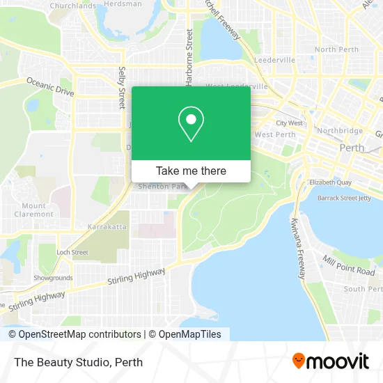 Mapa The Beauty Studio