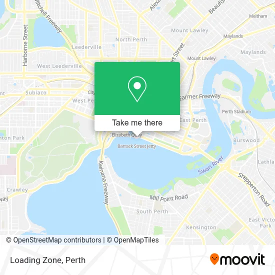 Loading Zone map