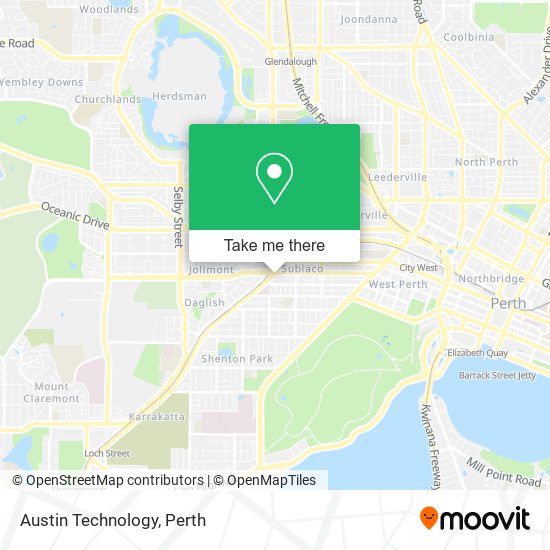 Austin Technology map