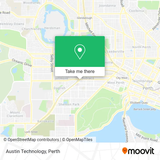 Mapa Austin Technology