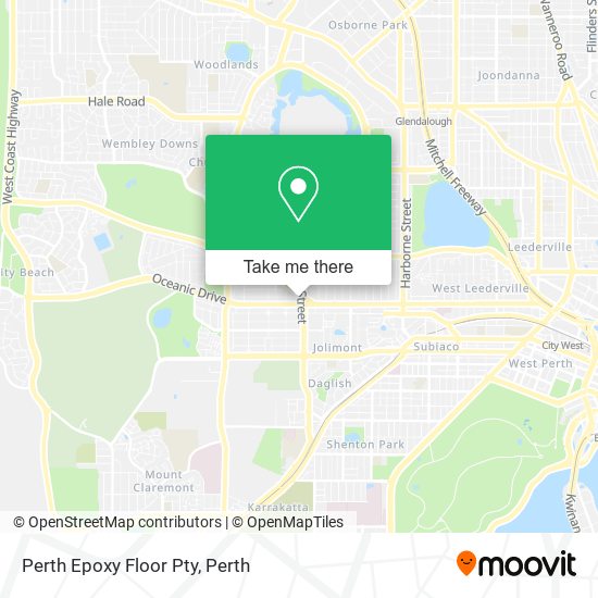 Perth Epoxy Floor Pty map
