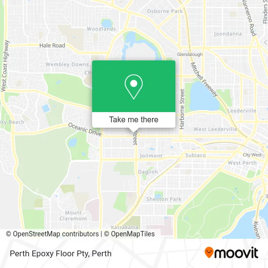 Mapa Perth Epoxy Floor Pty