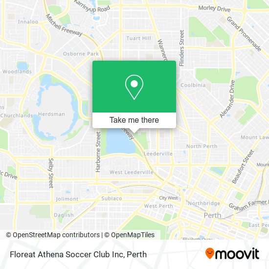 Floreat Athena Soccer Club Inc map