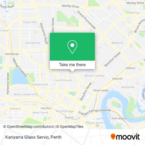 Kariyarra Glass Servic map