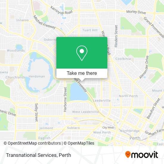 Transnational Services map