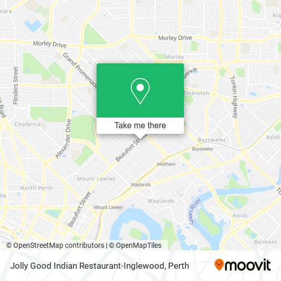 Jolly Good Indian Restaurant-Inglewood map