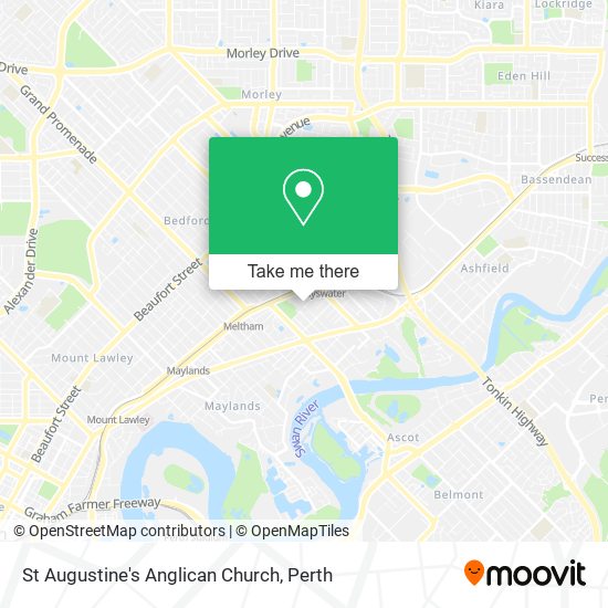 St Augustine's Anglican Church map