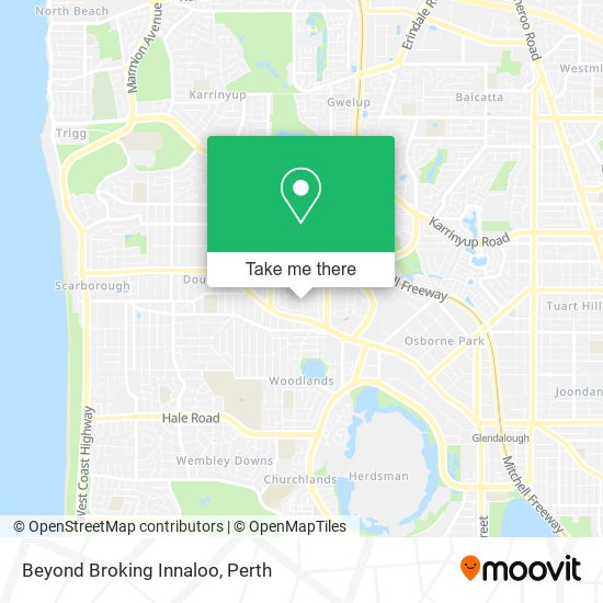 Beyond Broking Innaloo map