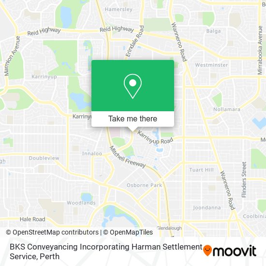 BKS Conveyancing Incorporating Harman Settlement Service map