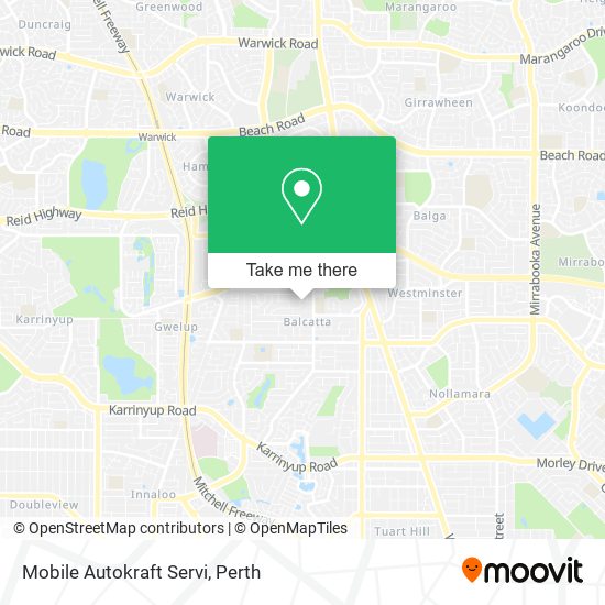Mobile Autokraft Servi map