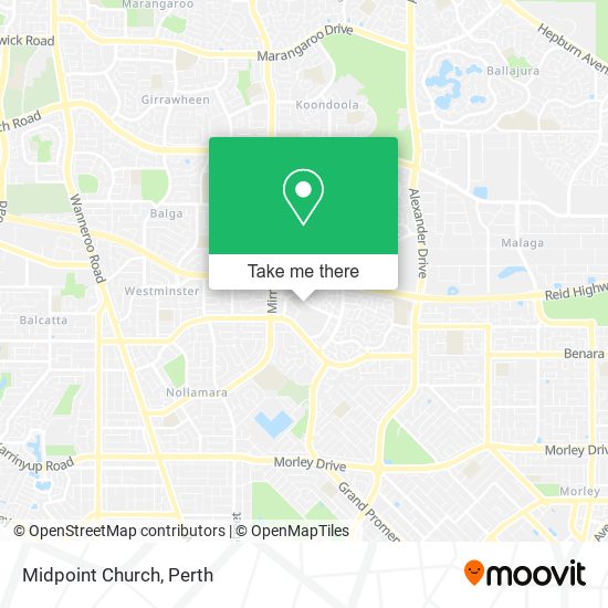 Mapa Midpoint Church