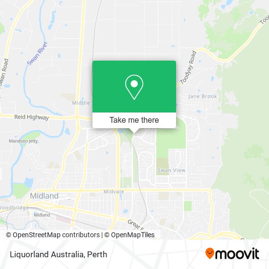 Liquorland Australia map