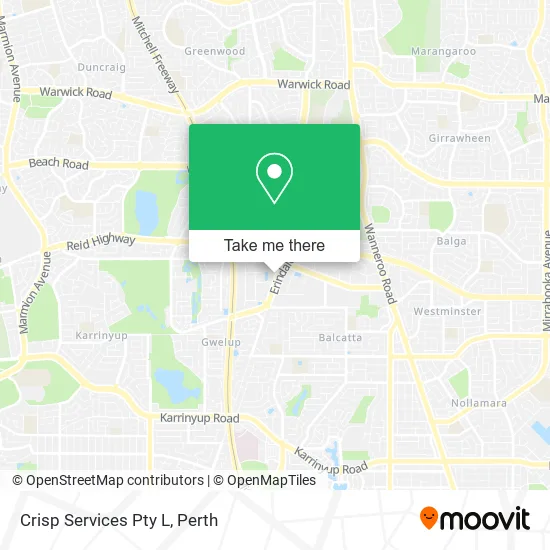 Crisp Services Pty L map