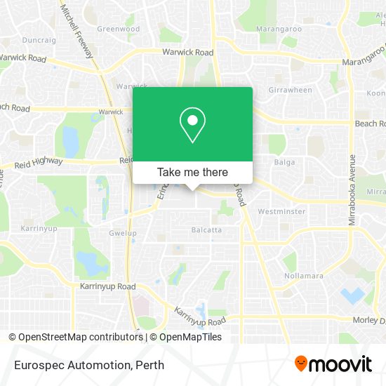 Eurospec Automotion map
