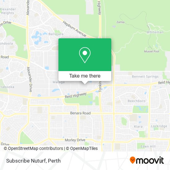 Subscribe Nuturf map