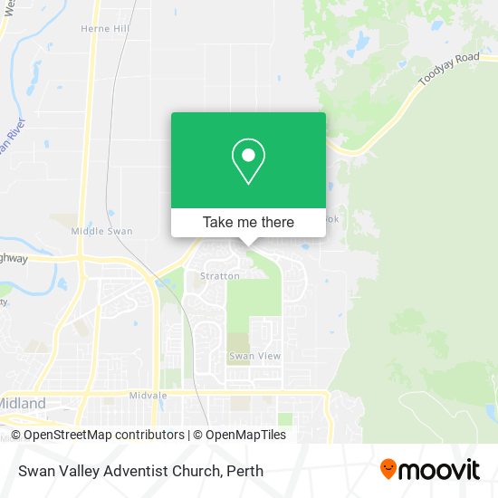 Swan Valley Adventist Church map