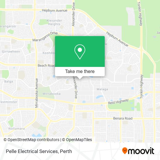 Pelle Electrical Services map