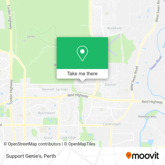 Mapa Support Genie's