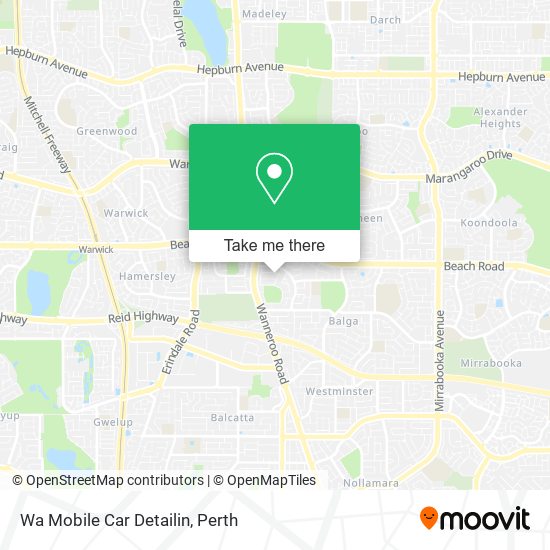 Wa Mobile Car Detailin map