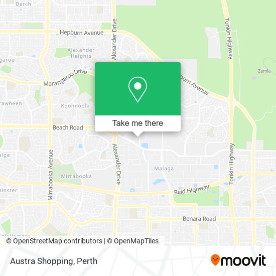 Austra Shopping map