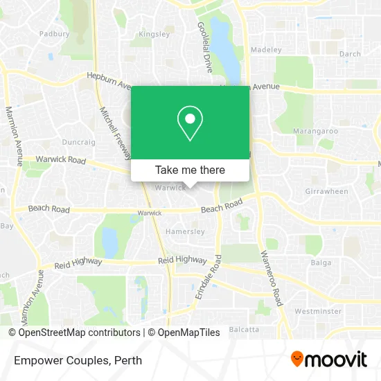 Mapa Empower Couples