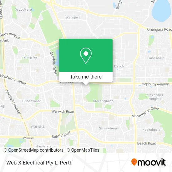 Mapa Web X Electrical Pty L