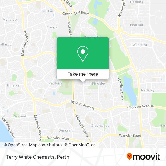 Terry White Chemists map