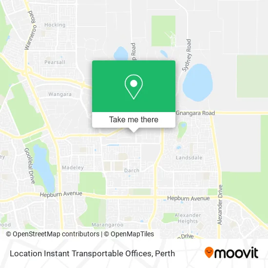 Location Instant Transportable Offices map