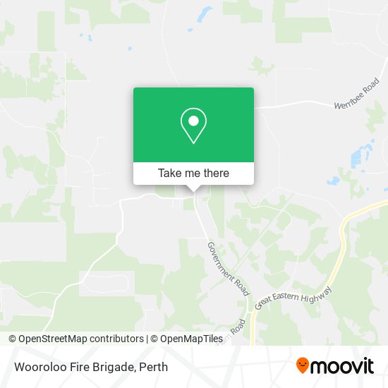 Mapa Wooroloo Fire Brigade