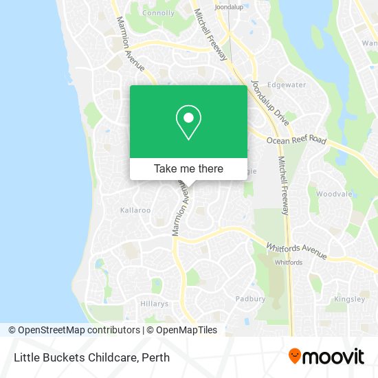 Little Buckets Childcare map