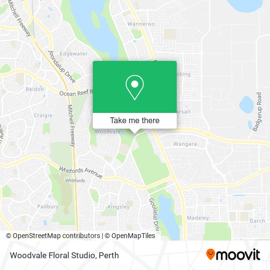 Woodvale Floral Studio map