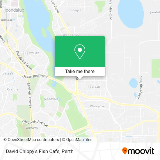 Mapa David Chippy's Fish Cafe